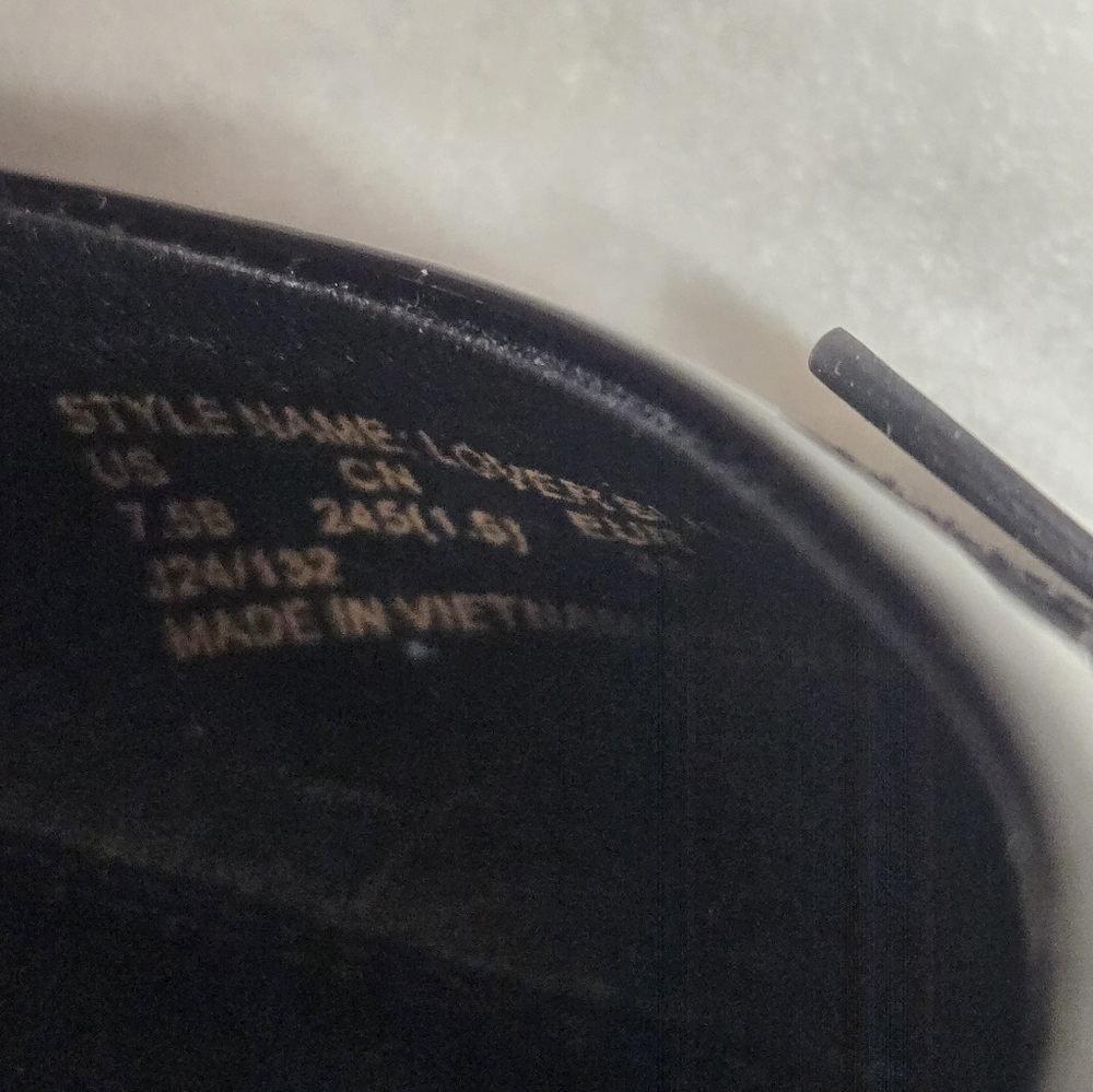 Kate Spade NY Lover Slingback Flat Black Patent Leather 1" Heels NWT Size 7.5B - Picture 9 of 10